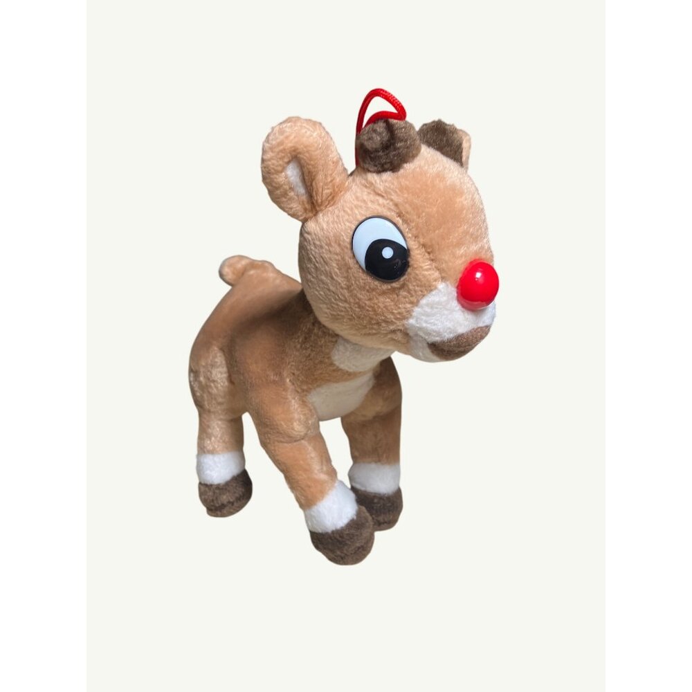 Rudolph The Red-Nosed Reindeer Plush Toy Ornament